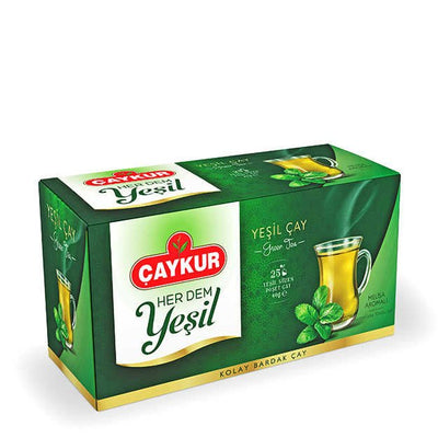 Caykur Green Tea With Melissa - 25 Tea Bags - Turkish Gift Buy
