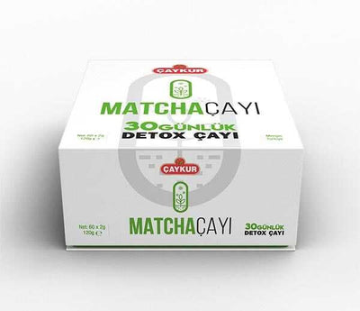 Caykur Matcha Green Tea 30 Days Detox - 60 Tea Bags - Turkish Gift Buy