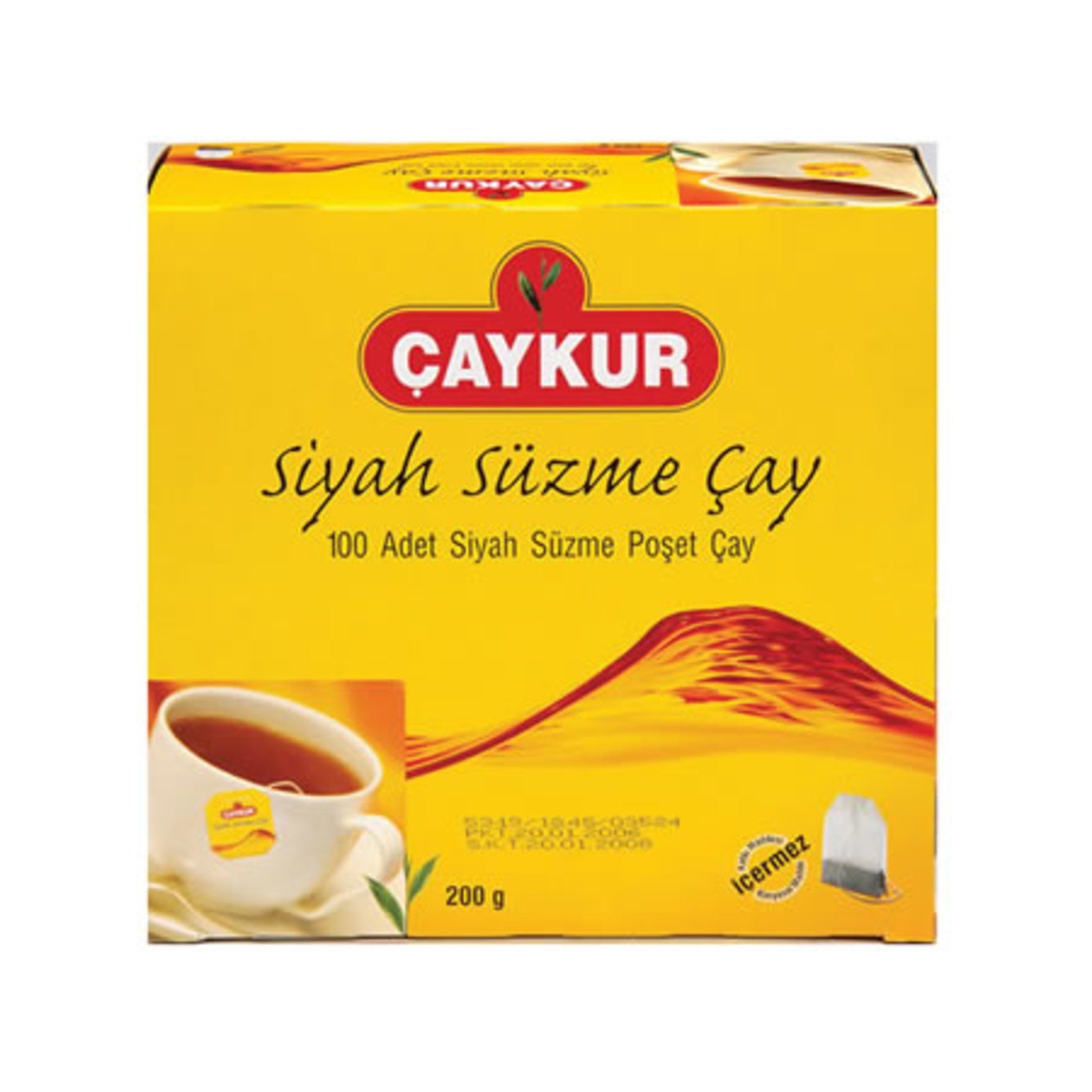 Tè nero turco Caykur - 100 bustine di tè – Turkish Gift Buy
