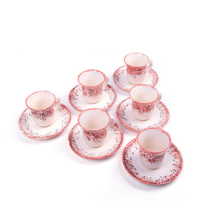 Turkish Ceramic Handmade Modern Coffee Set Of Six - Turkish Gift Buy