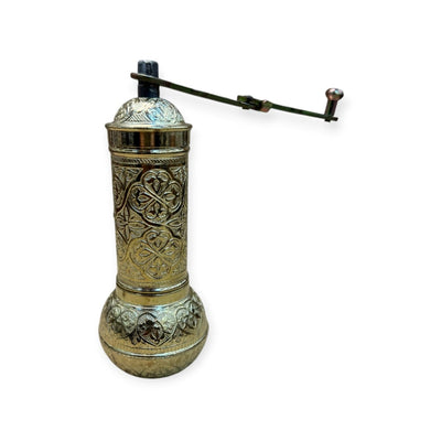 Authentic Turkish Copper Grinder, Gold - Turkish Gift Buy