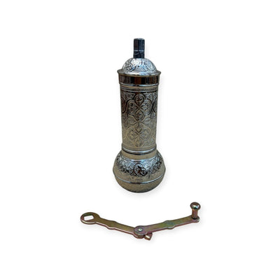 Authentic Turkish Copper Grinder, Silver - Turkish Gift Buy