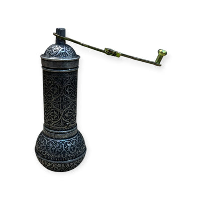 Authentic Turkish Copper Grinder, Silver Oxide - Turkish Gift Buy