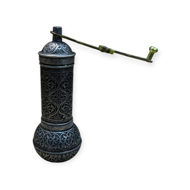 Authentic Turkish Copper Grinder, Silver Oxide - Turkish Gift Buy