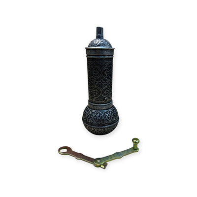 Authentic Turkish Copper Grinder, Silver Oxide - Turkish Gift Buy