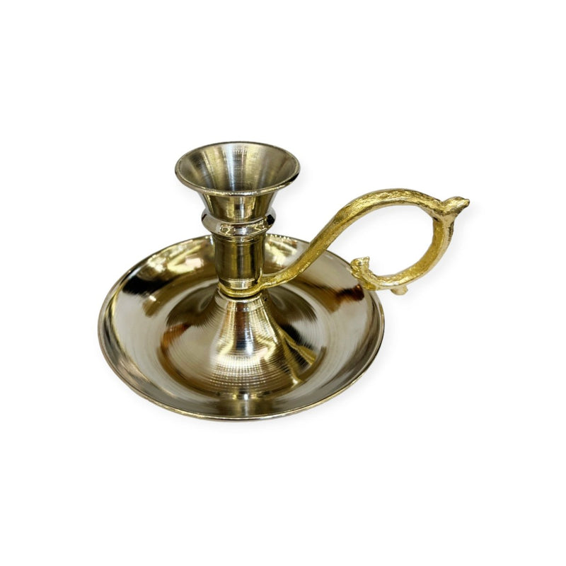 Copper Candle Holder, Silver Coloured - Turkish Gift Buy