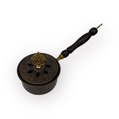 Copper Incense Burner, Diamond Design - Turkish Gift Buy