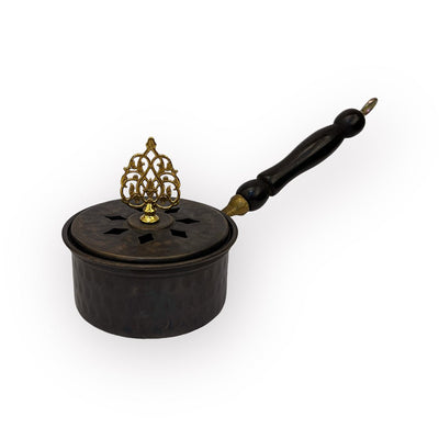 Copper Incense Burner, Diamond Design - Turkish Gift Buy