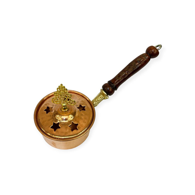 Copper Incense Burner - Star Design - Turkish Gift Buy