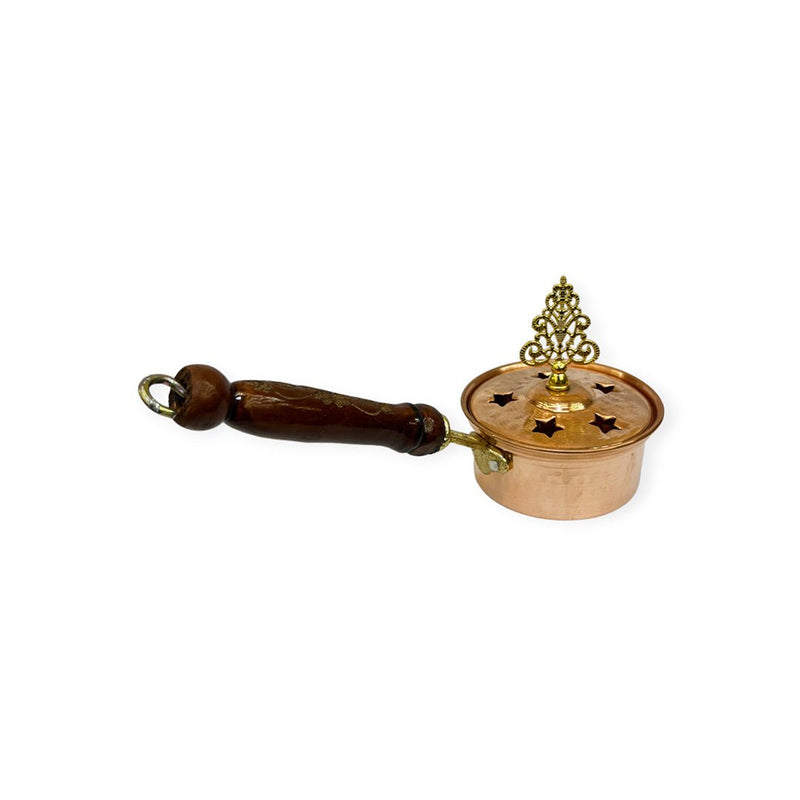 Copper Incense Burner - Star Design - Turkish Gift Buy