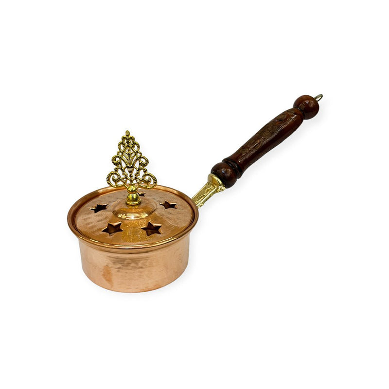 Copper Incense Burner - Star Design - Turkish Gift Buy