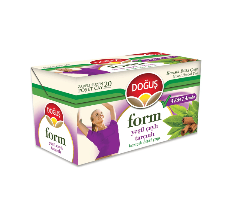 Dogus Mixed Herbal Form Tea With Green Tea And Cinnamon - 20 Tea Bags ...