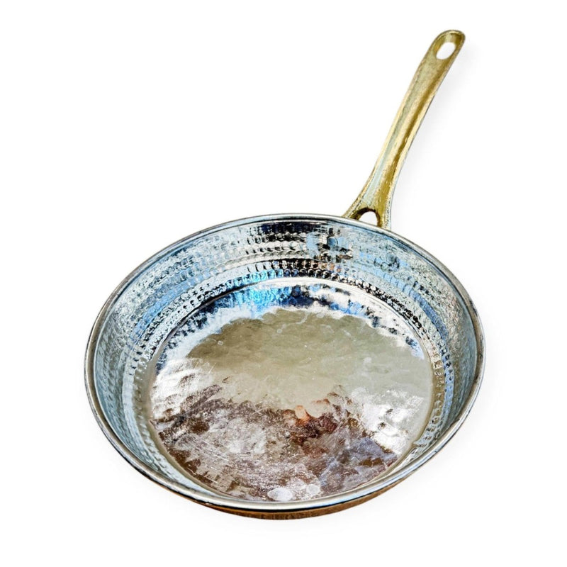 Traditional Hammered Copper Pan - 23cm - Turkish Gift Buy