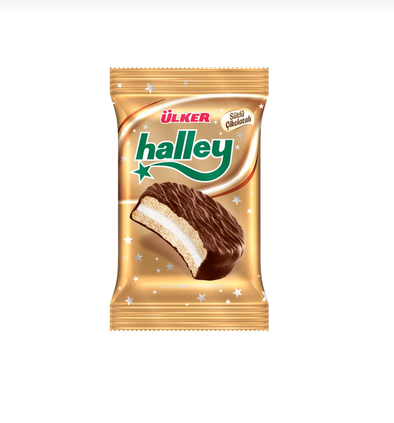 Ulker Halley Sandwich Biscuit With Marshmallow - Turkish Gift Buy