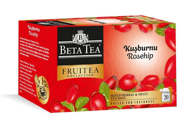 Beta Tea Rosehip Fruit Tea - 20 Tea Bags - Turkish Gift Buy
