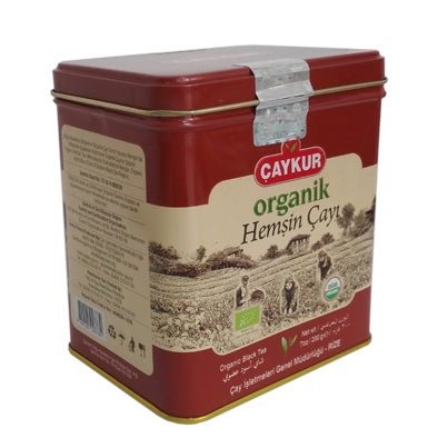 Caykur Organic Hemsin Tea In Metal Box - 7.05oz - Turkish Gift Buy