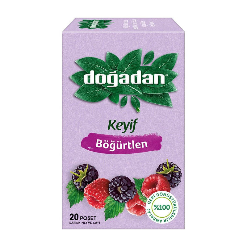 Dogadan Fruit Tea With Blackberry - 20 Tea Bags - Turkish Gift Buy