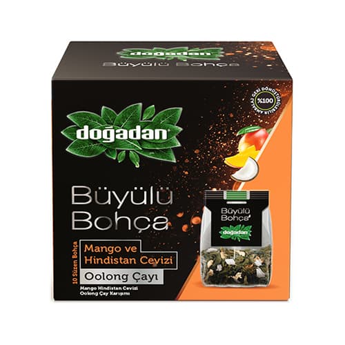 Dogadan Magical Bag Oolong Mango Coconut - 10 Tea Bags - Turkish Gift Buy