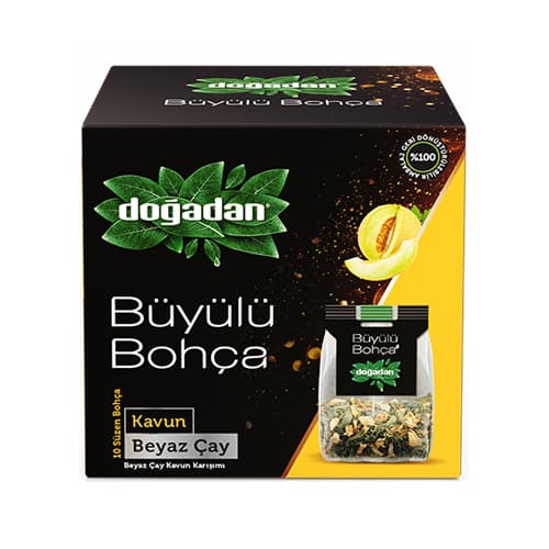 Dogadan Magical Bag White Tea With Melon - 10 Tea Bags - Turkish Gift Buy