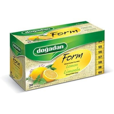 Dogadan Mixed Herbal Form Tea With Lemon - 20 Tea Bags - Turkish Gift Buy