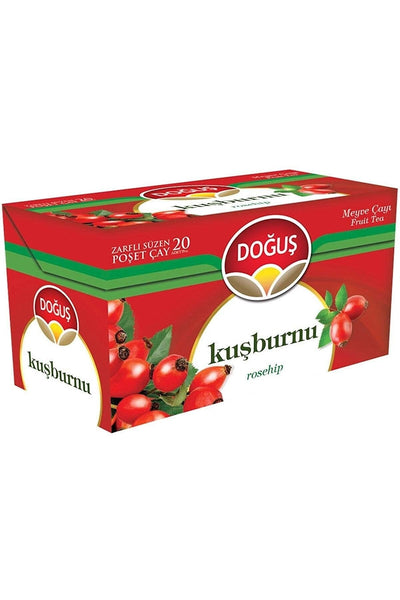 Dogus Rosehip Fruit Tea - 20 Tea Bags - Turkish Gift Buy