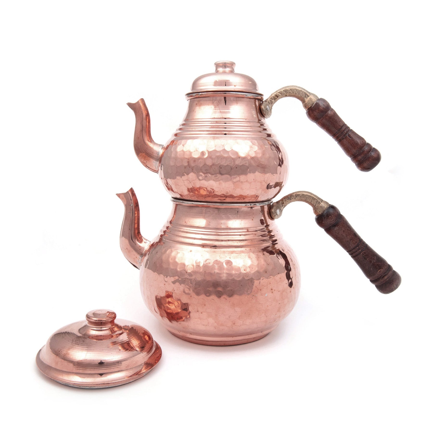 Hammered Solid Copper Tea Pot, Copper Tea Kettle, Turkish Tea Pot