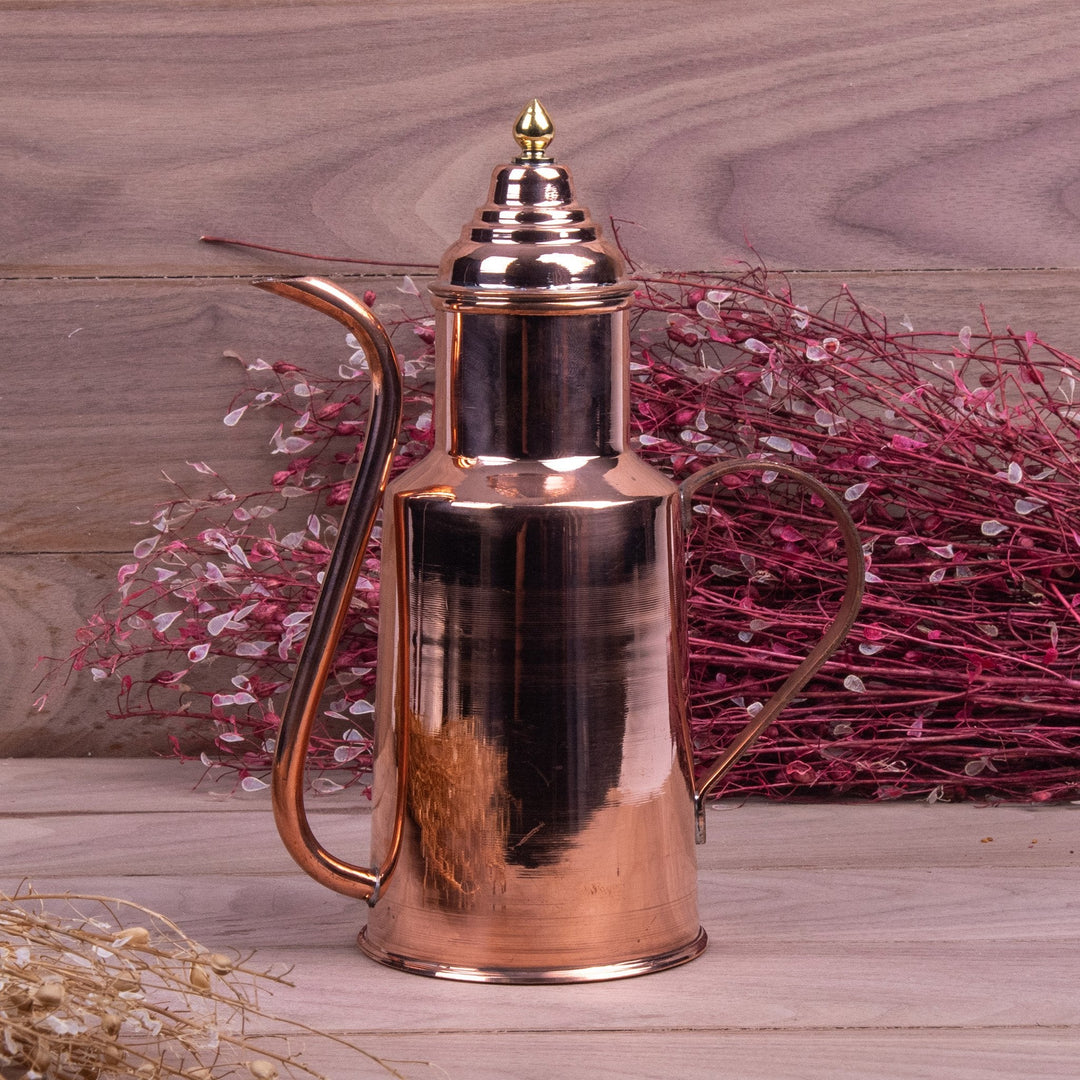 Hammered Copper Oil Bottle, top Pure Copper Oil Cruet, Handmade Copper Oil Dispenser