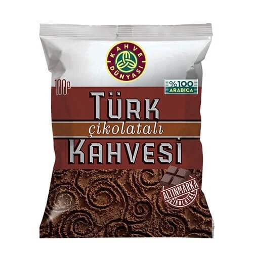 Kahve Dunyasi Turkish Coffee with Chocolate - 3.53oz - Turkish Gift Buy