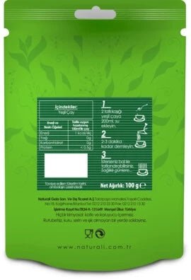 Naturali Turkish Green Tea - 3.53oz - Turkish Gift Buy