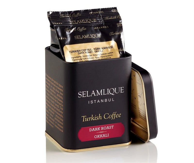 Selamlique Dark Roasted Turkish Coffee - 4.41oz - Turkish Gift Buy