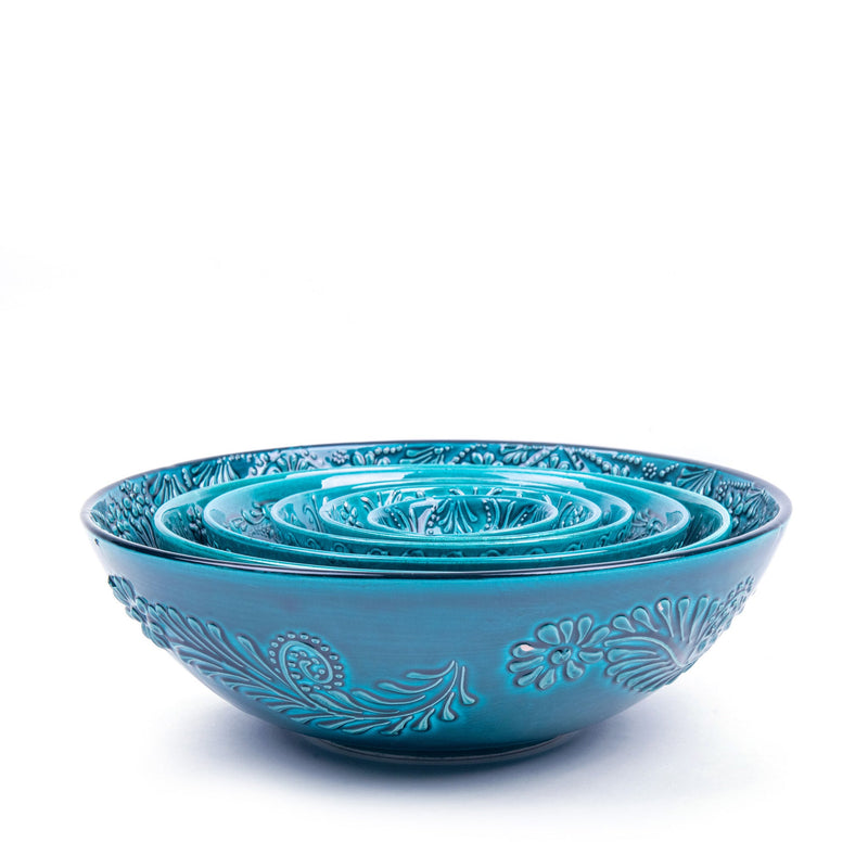 Turkish Ceramic Handmade Bowl Set Of Six - Turkish Gift Buy