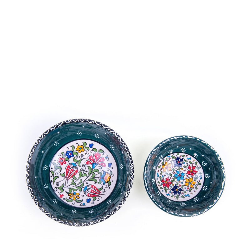 Turkish Ceramic Handmade Bowl Set Of Two - Turkish Gift Buy