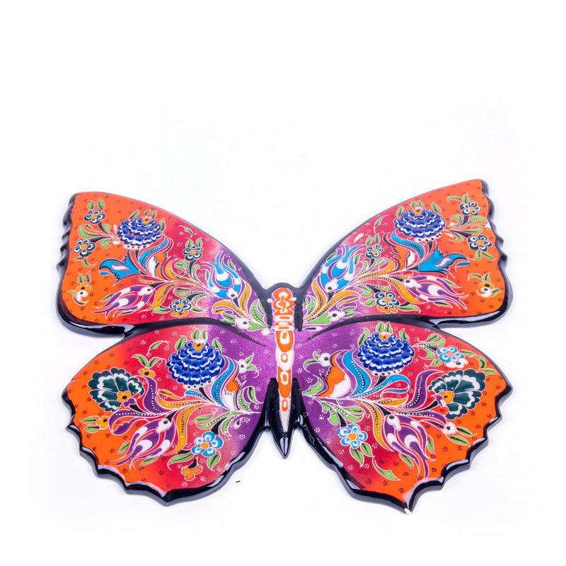 Turkish Ceramic Handmade Butterfly Set Of Three - (16-24-30cm) - Turkish Gift Buy