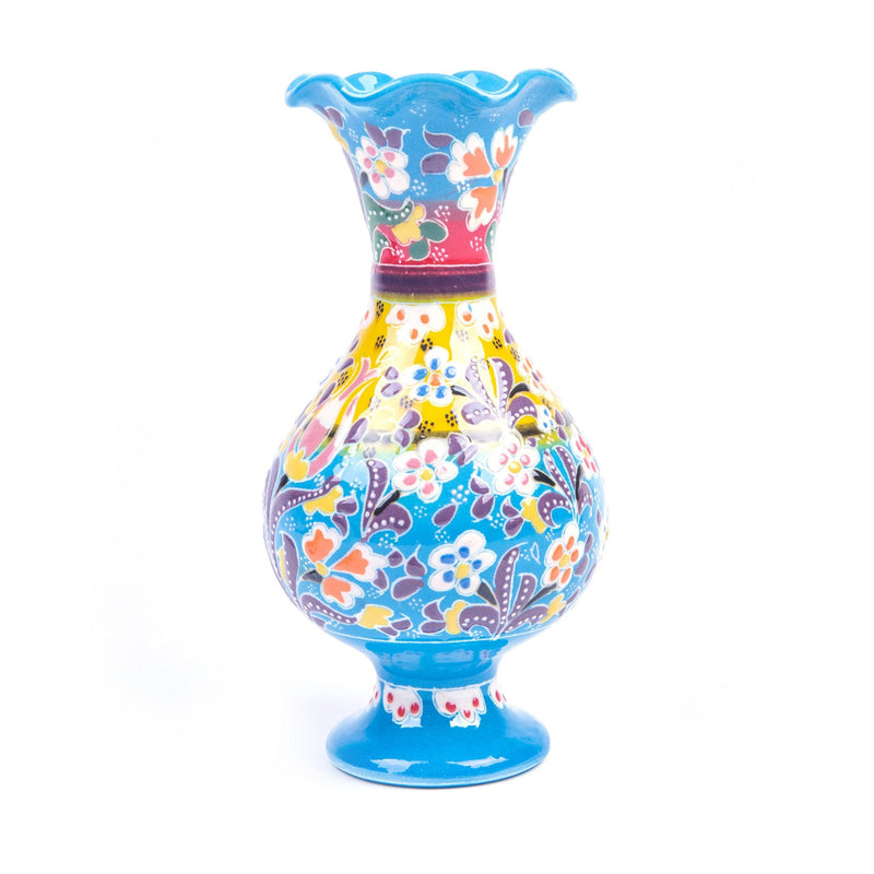 Turkish Ceramic Handmade Hyacinth Vase - 20 cm (8&