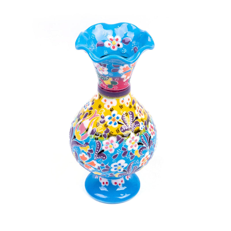 Turkish Ceramic Handmade Hyacinth Vase - 20 cm (8&