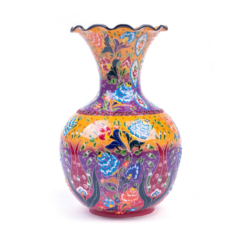 Turkish Ceramic Handmade Hyacinth Vase - 30 cm (12&