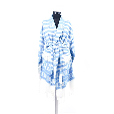 Turkish Towel, Bathrobe, Blue - Turkish Gift Buy