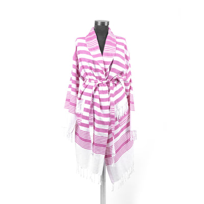 Turkish Towel, Bathrobe, Pink - Turkish Gift Buy